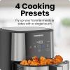 imageChefman TurboFry Touch Air Fryer XL 8Qt Family Size OneTouch Digital Control Presets French Fries Chicken Meat Fish Nonstick DishwasherSafe Parts Automatic Shutoff Stainless SteelStainless Steel