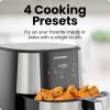 imageChefman TurboFry Touch Air Fryer XL 8Qt Family Size OneTouch Digital Control Presets French Fries Chicken Meat Fish Nonstick DishwasherSafe Parts Automatic Shutoff Stainless SteelStainless Steel