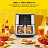 imageChefman TurboFry Touch Air Fryer XL 8Qt Family Size OneTouch Digital Control Presets French Fries Chicken Meat Fish Nonstick DishwasherSafe Parts Automatic Shutoff Stainless SteelStainless Steel