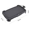 imageChefman XL Electric Griddle with Removable Temperature Control Immersible Flat Top Grill Burger Eggs Pancake Griddle Nonstick Extra Large Cooking Surface Slide Out Drip Tray 10 x 20 Inch10 x 20