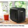 imageIceman Portable Mini Fridge  Fits 6 x 12 oz Cans Cooler and Heater Mini Fridge for Bedroom Car Office Dorm and Skincare ACDC Car PlugCompatible  WhiteBlack
