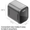imageIceman Portable Mini Fridge  Fits 6 x 12 oz Cans Cooler and Heater Mini Fridge for Bedroom Car Office Dorm and Skincare ACDC Car PlugCompatible  WhiteBlack