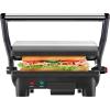 imageChefman Electric Panini Press Grill and Gourmet Sandwich Maker w NonStick Coated Plates Opens 180 Degrees to Fit Any Type or Size Food Dishwasher Safe Removable Drip Tray Stainless SteelBlack