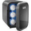 imageIceman Portable Mini Fridge  Fits 6 x 12 oz Cans Cooler and Heater Mini Fridge for Bedroom Car Office Dorm and Skincare ACDC Car PlugCompatible  WhiteBlack