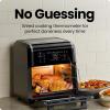 imageCHEFMAN ExacTemp 12 Quart 5in1 Air Fryer with Integrated Smart Cooking Thermometer 28 Touchscreen Presets Rotisserie Dehydrator Bake XL Convection Oven with Auto Shutoff Black
