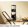 imageCHEFMAN Single Serve Coffee Maker K Cup Coffee Machine Compatible with KCup Pods and Ground Coffee Brew 6 to 12oz Cup Drip Coffee Maker 40oz Water Reservoir Cup Lift Filter IncludedBlack
