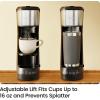 imageCHEFMAN Single Serve Coffee Maker K Cup Coffee Machine Compatible with KCup Pods and Ground Coffee Brew 6 to 12oz Cup Drip Coffee Maker 40oz Water Reservoir Cup Lift Filter IncludedBlack
