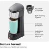 imageCHEFMAN Single Serve Coffee Maker K Cup Coffee Machine Compatible with KCup Pods and Ground Coffee Brew 6 to 14oz Cup Drip Coffee Maker Cup Lift Filter Included