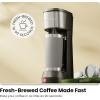 imageCHEFMAN Single Serve Coffee Maker K Cup Coffee Machine Compatible with KCup Pods and Ground Coffee Brew 6 to 14oz Cup Drip Coffee Maker Cup Lift Filter Included