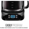 imageChefman 12Cup Programmable Coffee Maker Electric Brewer Auto Shut Off Digital Display wAutoBrew Function AntiDrip Pot Reusable Filter for Fresh Grounds Square Stainless Steel Glass CarafeRound Stainless Steel
