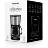 imageChefman 12Cup Programmable Coffee Maker Electric Brewer Auto Shut Off Digital Display wAutoBrew Function AntiDrip Pot Reusable Filter for Fresh Grounds Square Stainless Steel Glass CarafeRound Stainless Steel