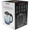 imageChefman 1L Electric Tea Kettle with LED Lights Automatic Shut Off Removable Lid BoilDry Protection Hot Water Electric Kettle Water Boiler Electric Kettles for Boiling Water17L  Glass Electric Kettle w Tea Infuser