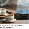 imageChefman 1L Electric Tea Kettle with LED Lights Automatic Shut Off Removable Lid BoilDry Protection Hot Water Electric Kettle Water Boiler Electric Kettles for Boiling Water1L  Glass Electric Kettle