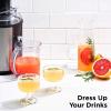 imageChefman 2Speed Electric Juicer ExtraWide Feeding Tube for Whole Fruits Make Nutritious Vegetable and Green Juice Detachable 1Quart Pitcher Builtin Foam Separator DishwasherSafe Parts