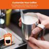imageChefman 6in1 Espresso Machine with Steamer Automatic OneTouch Coffee Maker Single or Double Shot Cappuccino Machine Latte Maker Espresso Maker with Milk Frother Black