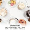 imageChefman 6in1 Espresso Machine with Steamer Automatic OneTouch Coffee Maker Single or Double Shot Cappuccino Machine Latte Maker Espresso Maker with Milk Frother Black