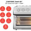 imageChefman Air Fryer Toaster Oven Combo 7In1 Convection Oven Countertop 20 Qt Oven Air fryer Cook a 10 Inch Pizza Air Fry 2 lb of Chicken Wings Toast Broil Auto Shutoff Stainless20 Quart