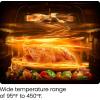 imageChefman Air Fryer Toaster Oven Combo with Probe Thermometer 12In1 Stainless Steel Convection Countertop 10 Inch Pizza 4 Slices of Toast Cooking Baking Toasting Roaster Oven Airfryer 20QTStainless Black