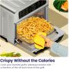 imageChefman Air Fryer Toaster Oven Combo with Probe Thermometer 12In1 Stainless Steel Convection Countertop 10 Inch Pizza 4 Slices of Toast Cooking Baking Toasting Roaster Oven Airfryer 20QTStainless Steel