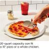 imageChefman Air Fryer Toaster Oven Combo with Probe Thermometer 12In1 Stainless Steel Convection Countertop 10 Inch Pizza 4 Slices of Toast Cooking Baking Toasting Roaster Oven Airfryer 20QTStainless Black