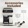 imageChefman CafMaster Pro Espresso Machine Brew Single or Double Shots Coffee Maker with BuiltIn Milk Frother for Cappuccino ampamp Latte XL 18 Liter Removable Water Reservoir  Stainless Steel
