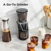 imageChefman Coffee Grinder Electric Burr Mill  Freshly Grinds Up to 28oz Beans Large Hopper with 17 Grinding Options for 212 Cups Easy One Touch Operation Cleaning Brush Included Black31 Grinding Options  Digital