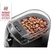 imageChefman Coffee Grinder Electric Burr Mill  Freshly Grinds Up to 28oz Beans Large Hopper with 17 Grinding Options for 212 Cups Easy One Touch Operation Cleaning Brush Included Black17 Grinding Options
