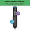 imageChefman Cordless Portable Immersion Blender with OneTouch Speed Control  Quick Mix for Shakes Smoothies Soups Dips Sauces  Black  Stainless Steel Blades  BPAFree  Dishwasher Safe