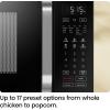 imageChefman Countertop Microwave Oven 07 Cu Ft Digital Stainless Steel Microwave 700 Watts with 6 Auto Menus 10 Power Levels Eco Mode Memory Mute Function Child Safety Lock Easy Clean08 Cu Ft  MicroCrisp