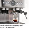 imageChefman Crema Supreme 15 Bar Espresso Machine with Milk Frother Barista Steam Wand Professional Coffee Maker with Coffee Grinder 30 Grind Settings 3L Removable Water Tank  Stainless Steel