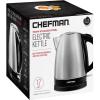 imageChefman Digital Electric Glass Kettle No1 Kettle Manufacturer Removable Tea Infuser Included 8 Presets ampamp Programmable Temperature Control Auto Shutoff Water Filter 6 Cup Capacity 15 LiterStainless