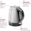 imageChefman Digital Electric Glass Kettle No1 Kettle Manufacturer Removable Tea Infuser Included 8 Presets ampamp Programmable Temperature Control Auto Shutoff Water Filter 6 Cup Capacity 15 LiterStainless