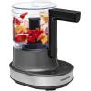 imageChefman Electric 4Cup Food Chopper Blender with Revolutionary Vertical Motion AutoChopping for Perfectly Even Mixing Results DishwasherSafe Stainless Steel Dual Blades BPAFree Bowl ampamp Lid GreyGray