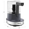 imageChefman Electric 4Cup Food Chopper Blender with Revolutionary Vertical Motion AutoChopping for Perfectly Even Mixing Results DishwasherSafe Stainless Steel Dual Blades BPAFree Bowl ampamp Lid GreyGray