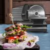 imageChefman Electric Deli Slicer With Adjustable Slices Stainless Steel Blades Safe Feet  For Ham Cheese Bread Fruit ampamp Veggies