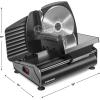 imageChefman Electric Deli Slicer With Adjustable Slices Stainless Steel Blades Safe Feet  For Ham Cheese Bread Fruit ampamp Veggies