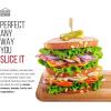 imageChefman Electric Deli Slicer With Adjustable Slices Stainless Steel Blades Safe Feet  For Ham Cheese Bread Fruit ampamp Veggies