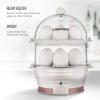 imageChefman Electric Egg Cooker Boiler Rapid EggMaker ampamp Poacher Food ampamp Vegetable Steamer Quickly Makes 12 Eggs Hard or Soft Boiled Poaching and Omelet Trays Included Ready Signal BPAFree BlackIvory