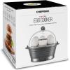 imageChefman Electric Egg Cooker Boiler Rapid Poacher Food ampamp Vegetable Steamer Quickly Makes Up to 6 Hard Medium or Soft Boiled PoachingOmelet Tray Included Ready Signal BPAFree IvoryGray