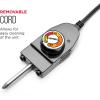 imageChefman Electric Griddle Fully Immersible and Dishwasher Safe Features Adjustable Temperature Control Allows for Versatile Cooking and Removable Slideout Drip Tray for Easy Cleaning Black