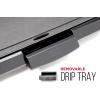 imageChefman Electric Griddle Fully Immersible and Dishwasher Safe Features Adjustable Temperature Control Allows for Versatile Cooking and Removable Slideout Drip Tray for Easy Cleaning Black