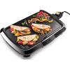 imageChefman Electric Griddle Fully Immersible and Dishwasher Safe Features Adjustable Temperature Control Allows for Versatile Cooking and Removable Slideout Drip Tray for Easy Cleaning Black
