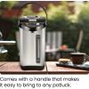 imageChefman Electric Hot Water Pot Urn w Manual Dispense Buttons Safety Lock Instant Heating for Coffee ampamp Tea AutoShutoffBoil Dry Protection Insulated Stainless Steel 53L56 Qt30 Cups56 Quarts