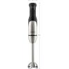 imageChefman Electric Immersion Blender 300Watt Stick HandHeld Blending wSimple One Touch Power Control Pressure Sensitive Multiple Speed Trigger Detachable Blade Stainless Steel