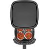 imageChefman Electric Indoor Air Fryer  Grill Does It All CountertopSize 5in1 Unit Can Air Fry Grill Roast Bake and Broil Removable Integrated Probe Thermometer Guarantees Perfect Doneness5 QT