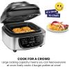imageChefman Electric Indoor Air Fryer  Grill Does It All CountertopSize 5in1 Unit Can Air Fry Grill Roast Bake and Broil Removable Integrated Probe Thermometer Guarantees Perfect Doneness7 QT  Air Fryer Grill