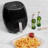 imageChefman Electric Indoor Air Fryer  Grill Does It All CountertopSize 5in1 Unit Can Air Fry Grill Roast Bake and Broil Removable Integrated Probe Thermometer Guarantees Perfect Doneness8 QT  Window