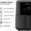 imageChefman Electric Indoor Air Fryer  Grill Does It All CountertopSize 5in1 Unit Can Air Fry Grill Roast Bake and Broil Removable Integrated Probe Thermometer Guarantees Perfect Doneness8 QT
