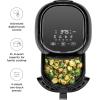 imageChefman Electric Indoor Air Fryer  Grill Does It All CountertopSize 5in1 Unit Can Air Fry Grill Roast Bake and Broil Removable Integrated Probe Thermometer Guarantees Perfect Doneness8 QT  Window