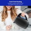 imageChefman Electric Kettle 18 Liter Stainless Steel Electric Tea Kettle Water Boiler with Automatic Shutoff LED Lights BoilDry Protection Hot Water Electric Kettles for Boiling Water GreenBlack